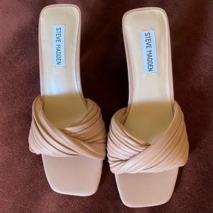 Steve Madden Twinkled heeled slide sandal size 8